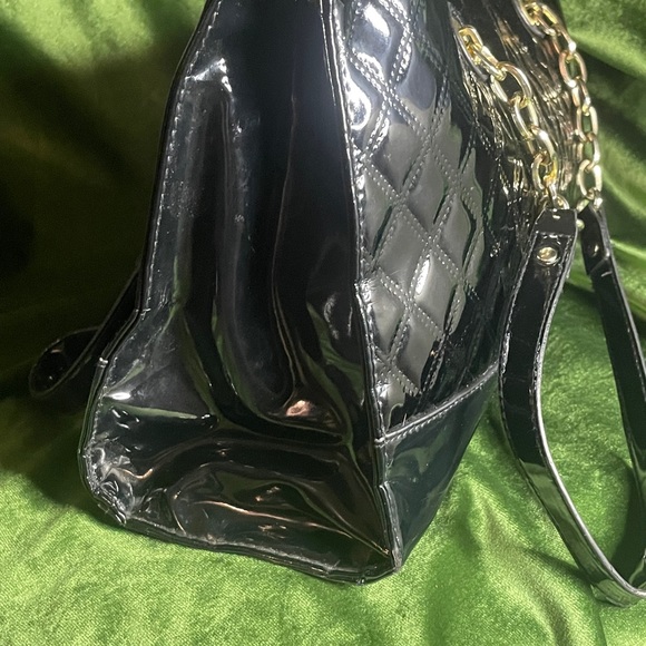 Black patent leather purse - Picture 2 of 9